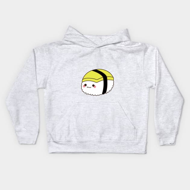 Tamago Sushi Kids Hoodie by mintcorner